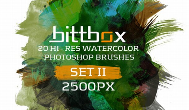 Watercolor Brushes II - Photoshop Brushes